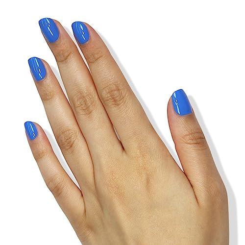LONDONTOWN lakur Nail Polish - Chip-Resistant, Non-Toxic, Conditions & Hydrates Nails Glossy Shimmery Glittery Blue, .40 fl oz