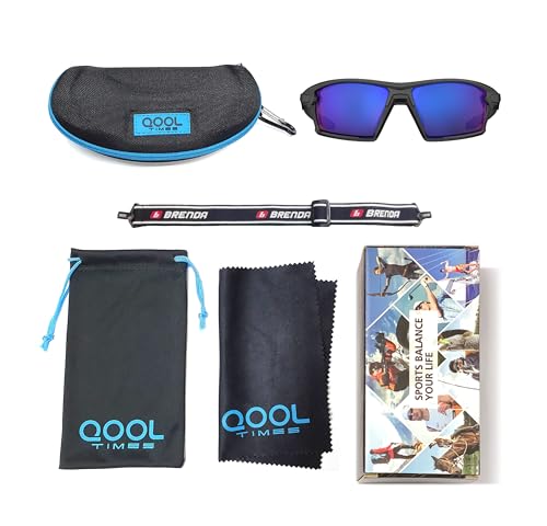 QOOL TIMES Living out your Polarized Q5X sports Sunglasses for Women Men, Fishing Volleyball Driving Cycling Sailing Boating
