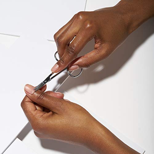 Tweezerman Long Lasting Sharp Cuticle Scissors, Nickle Plated