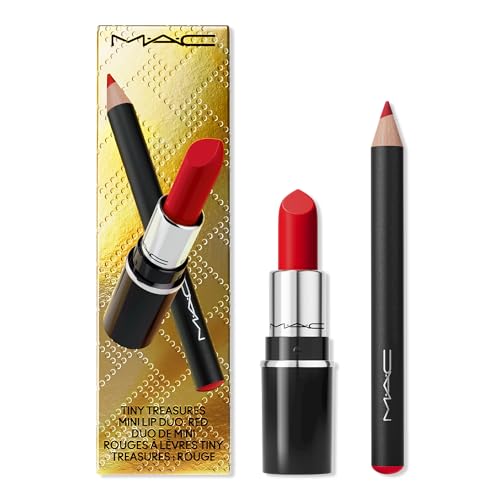 MAC Tiny Treasures Mini Lip Duo, Red, 2 Piece Set