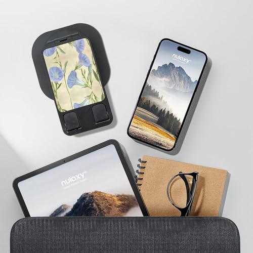 Trumpet Flower Cell Phone Stand 360° Adjustable Desktop Phone Holder Cradle Compatible With Most Mobile Phones Black