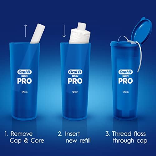 Oral-B Glide PRO Refillable Dental Floss Starter Kit + Refill, 240m