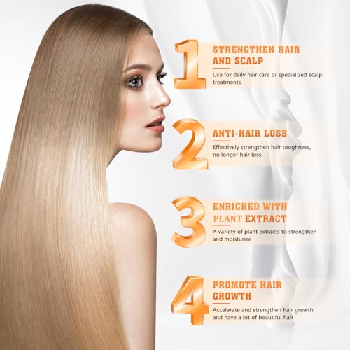 Anti Hair Loss Shampoo for Women, Shampoo for Thinning Hair for Women, Moisturizing & Promoting Hair Growth, 100ML(2PCS)