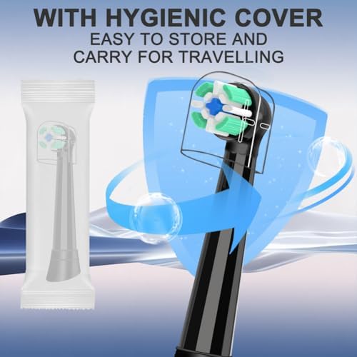 8PCS iO Replacement Heads for Oral-B iO Series 2/3/4/5/6/7/8/9/10,Toothbrush Heads Compatible with Oral B iO,Medium Bristles for Gentle Gum Care & Effective Cleaning