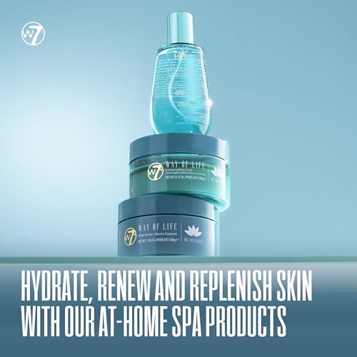 W7 Way of Life Body Care Set | Exfoliating Scrub, Hydrating Body Oil & Nourishing Body Butter | Luxury Skincare for Glowing Skin | Full Size, Long Lasting Products to Use at Home