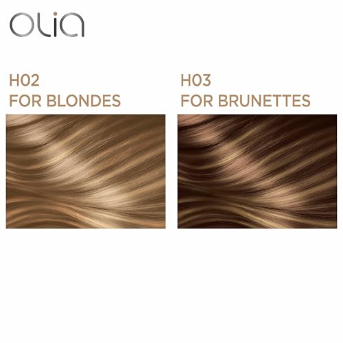 Garnier Hair Color Olia Ammonia-Free Permanent Hair Dye, H03 Highlights for Brunettes, 2 Count (Packaging May Vary)