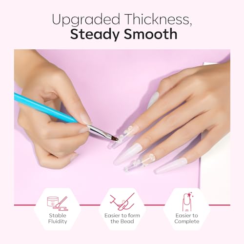 Modelones Acrylic Nail Kit - Clear/White/Pink Acrylic Powder and Liquid Set with Brush, Dehydrator and Primer, Starter Kit for Nail Extension Beginners