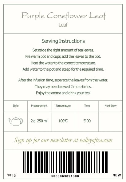 Purple Coneflower Herb Echenecia Tea - Immunity Support Tea - Echinacea Tea Coneflower Tea Echinacea Herb Purple Tea Echinacea Herb Dry Echinacea Dried Herb Echinacea Leaves Purple Echinacea Tea