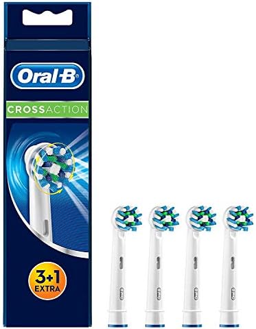 Oral B Cross Action Replacement Electric Toothbrush Heads x4