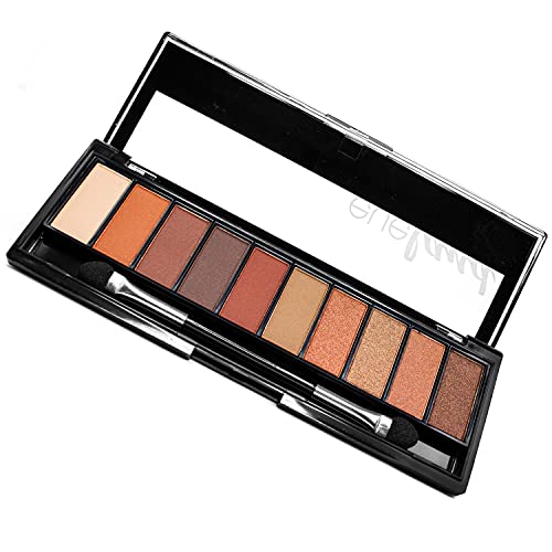 Palladio Eyeland Vibes, Escape to the Tropics, 10 Count Eyeshadow Palette, Seductive Nudes to Vibrant Hues, Complimentary Shades, Day and Night Looks, Rich Pigment, California Sunset