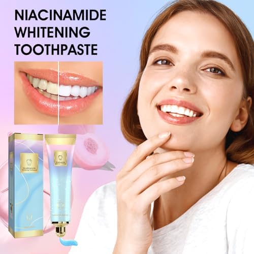 2Pcs Niacinamid Toothpast, Niacinamide Intensive Whitening Toothpaste, Complete Care Toothpaste, Repair and Protect Teeth, Remove Tooth Stains