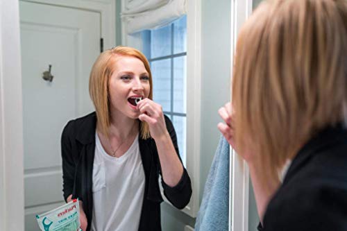 Plackers Micro Mint Dental Floss Picks, Made with Super TufFloss®, Protected Fold Away Pick, Easy to Use, Cool Mint, Green, Individually Wrapped, 500 Count