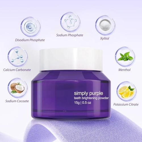 Teeth Whitening Deluxe Powder, Stain Removal, No Sensitivity, Mint Flavor, 2 PCS