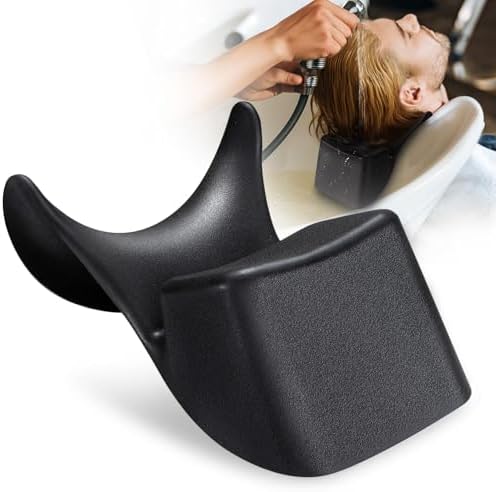 Udefineit Salon Shampoo Neck Rest Cushion, Non-Slip Silicon Shampoo Neck Rest for Sink, Comfortable Shampoo Bowl Neck Rest Pillow, Portable Neck Support for Salon Hairdressing Spa Washing Sink Basin