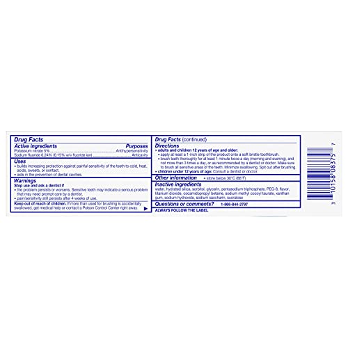 Sensodyne Toothpaste Mint, 4 Oz, Pack of 4