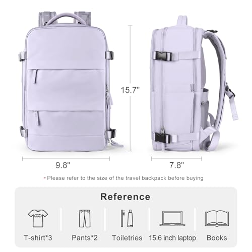 coofay Travel Backpack Carry on Flight Approved Mochila De Viaje Personal Item Travel Bag Large Backpack for Travel Backpacks for Men Women Carry on Backpack for Airplanes 18x14x8 Inches Travel Bag