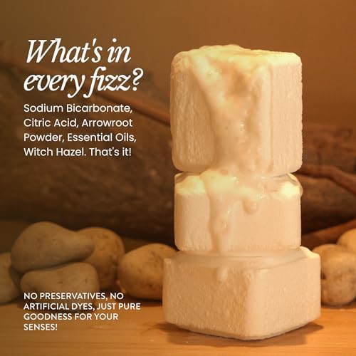 Bare Botanics Shower Steamers Aromatherapy 6 XL Cubes + Tray - Intensely Aromatic with Essential Oils & Natural Ingredients - 70% Bigger - Long-Lasting at-Home Spa Relaxation - Small-Batch Made in WI