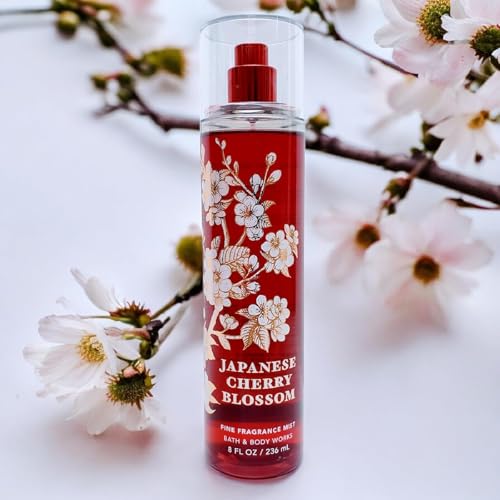 Set 2 Japanese Cherry Blossom Fine Fragrance Mist, Essence of Elegance 8 fl oz, Pack