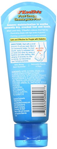 OKeeffes K0280001 3 Oz Healthy Feet Foot Cream Tube