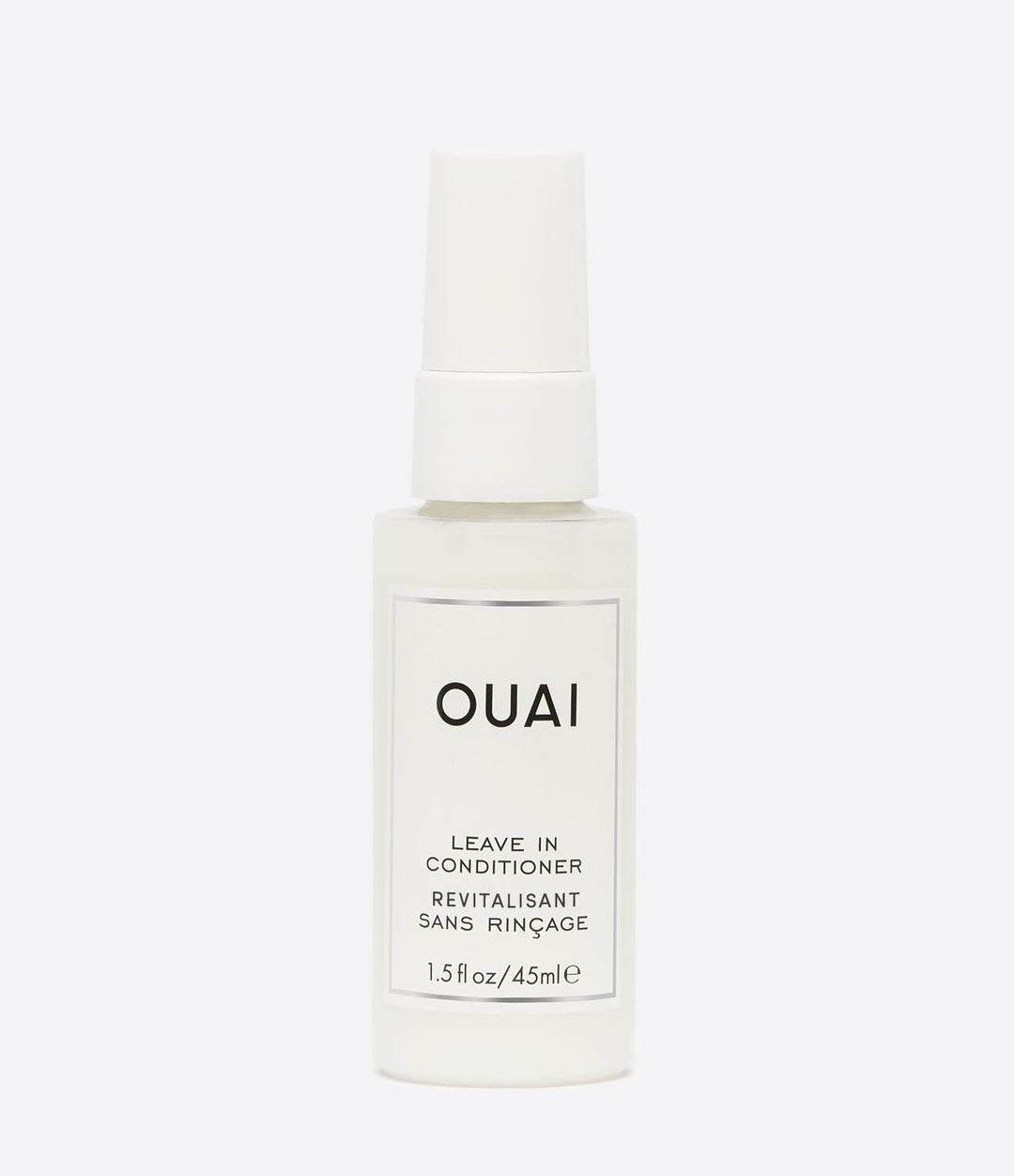 OUAI Leave In Conditioner & Heat Protectant Spray - Prime Hair for Style, Smooth Flyaways, Add Shine and Use as Detangling Spray - No Parabens, Sulfates or Phthalates (1.5 oz)