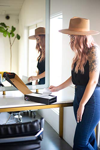 FRAMAR 5x12 Silver Embossed Pre Cut Hair Foils For Highlighting – Hair Foil For Hair Highlighting, Highlight Foils For Hair, Non Slip - 500 Foil Sheets