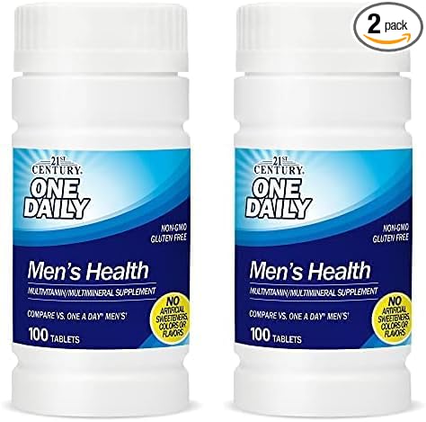21st Century One Daily Men's Health Tablets, 100 Count (Pack of 2)
