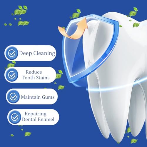 Hydroxyapatite Toothpaste for Enamel Protection and Tooth Strengthening,Hidroxiapatita Toothpaste,Gentle Mint,Fresh Breath,Daily Use for Oral Health,4.23oz (2 PCS)