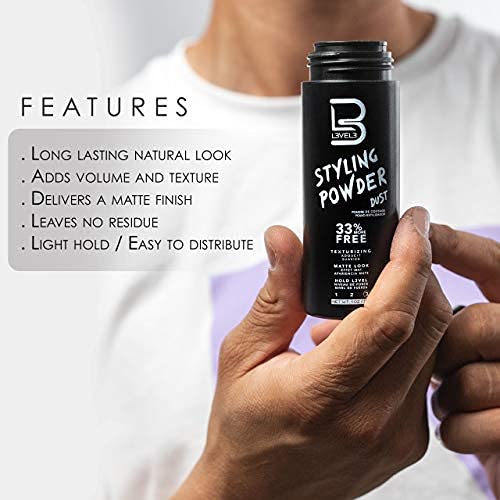 Level 3 Men's Styling Powder – Natural Look | Easy Application, No Grease