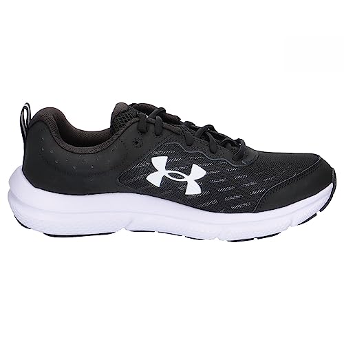 Under Armour Men's Charged Assert 10, (001) Black/Black/White, 7, US