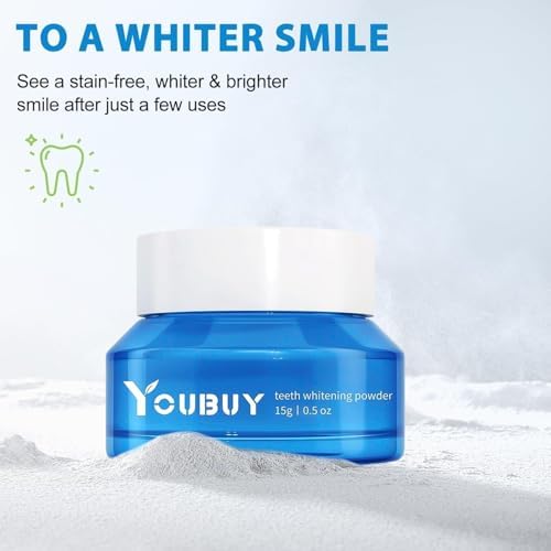 Teeth Whitening Powder, Teeth Whitening Toothpaste,White Tooth Powder,Instant,Stain Removal & Fresh Breath (2)