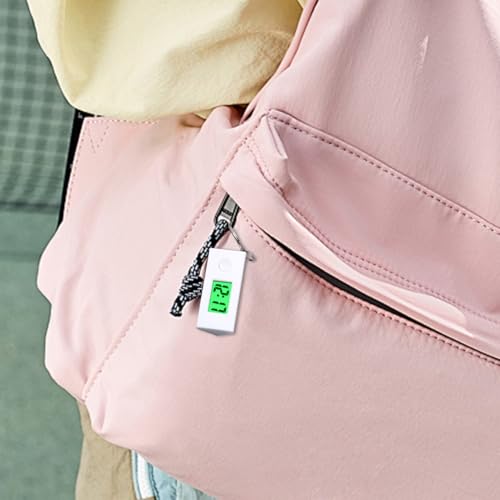 Keychain Clock - 5.6x2.1x2.3cm Pocket Watch Clip, Lightweight Electronic Timepiece | Dynamic Activity Student Sports Accessory For Teens Adults Kids Portable Mini Digital Keyring Watch Gadget