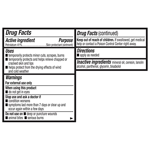 Amazon Basics Healing Ointment & Skin Protectant for Dry & Cracked Skin and Chapped Lips, Fragrance Free, 14 Oz (Pack of 1)