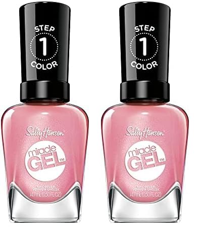 Sally Hansen Miracle Gel Travel Seekers Collection - Nail Polish - Shell Yeah - 0.5 fl oz (Pack of 2)