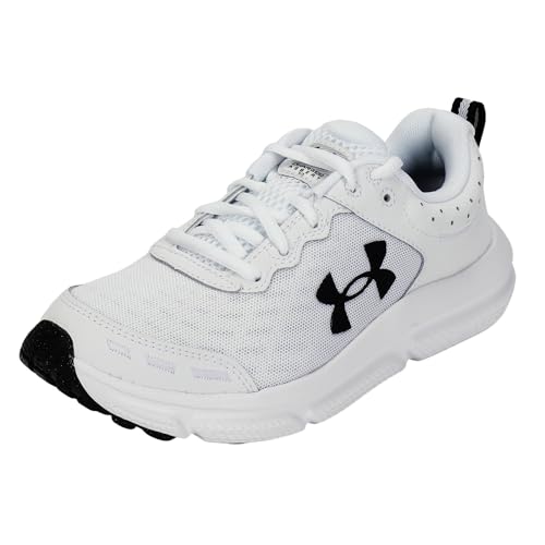 Under Armour Men's Charged Assert 10, (104) White/Black/Black, 7, US