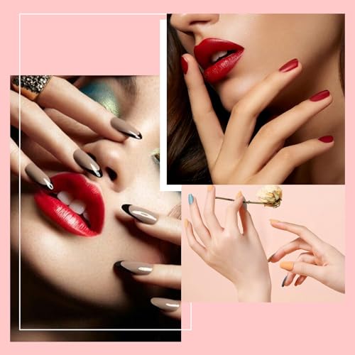 Nail Art Brush Set, 9PCS Double-Ended Acrylic Liner Brush Dotting Pen for Gel Polish, Nail Design Tools for Professional Manicure DIY Home Salon