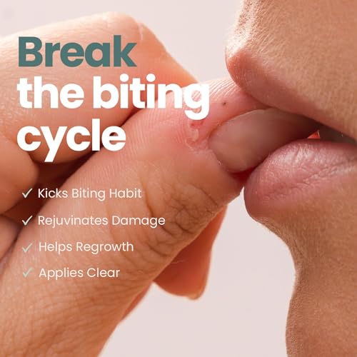 LONDONTOWN No Bite Nail Recovery - Nail Biting Thumb Sucking Deterrent - Bitter Non Toxic Nail Polish Treatment for Kids Adults - Fortified Strengthener and Growth Care Formula .40fl oz