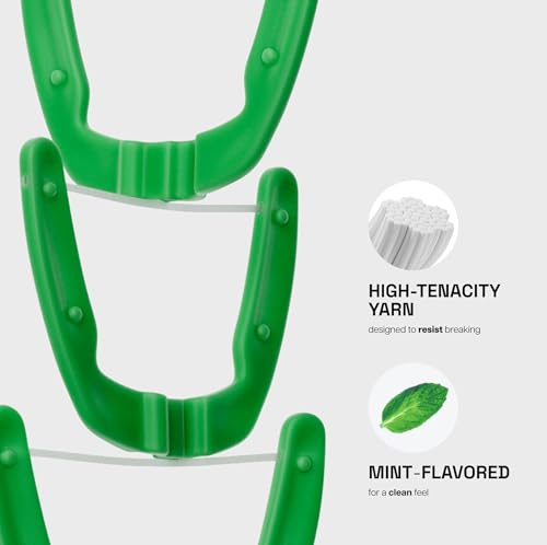 REACH Ultraclean Access Flosser Refill Heads, Mint, Plaque Remover for Teeth, Shred Resistant, for Hard to Reach Areas, Oral Care, PFAS Free, for Adults & Kids, 6 Pack, 28 Count