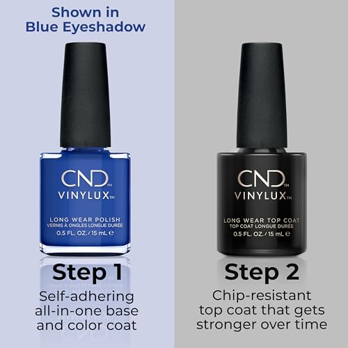 CND Vinylux Longwear Blue Nail Polish, Gel-like Shine & Chip Resistant Color, 0.5 Fl Oz