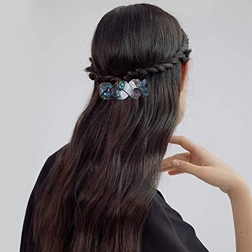 Women's Hair Barrettes - Elegant French Retro Accessories for Thick Hair Daily Wear (3pcs Large)