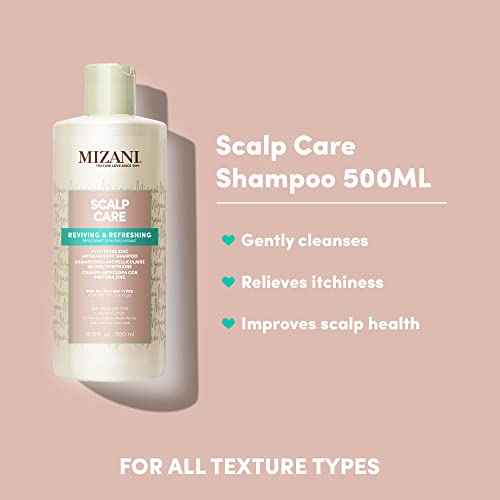 MIZANI Scalp Care Dandruff Shampoo - Cleanses Hair & Scalp, For Curly Hair