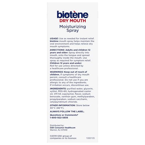 Biotene Dry Mouth Management Oral Rinse, Dry Mouth Spray and Moisturizing Gel - 1 Kit