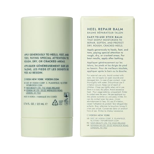 VOESH Solemate Heel Repair Balm, Heel Moisturizer & Repair, Balm for Rough and Cracked Heels, Foot Care
