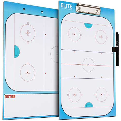 Elite Clipboards Dry Erase Coaches Clipboards | Basketball, Baseball, Soccer, Football, Hockey, Volleyball, Lacrosse (Hockey)