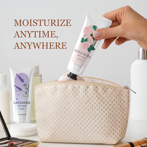 BODY & EARTH 30 Pack Hand Lotion Travel Size – Hand Cream with Shea Butter and Natural Plant-Based Scents, Gifts for Women – Mother's Day, Birthday, Nurse Appreciation, Bridesmaid Gifts