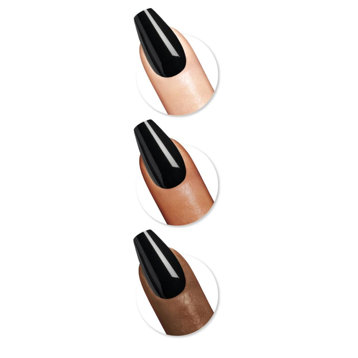 Sally Hansen Instant Cuticle Remover | Press-On Nails Kit with Glue & 30 Designs