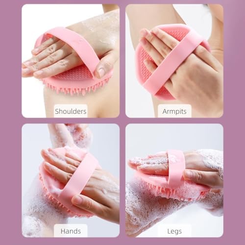 Silicone Body Scrubber, Exfoliating Body Scrubber for Sensitive Skin, Silicone Scrubber Body, Silicones Body Brush for Showering