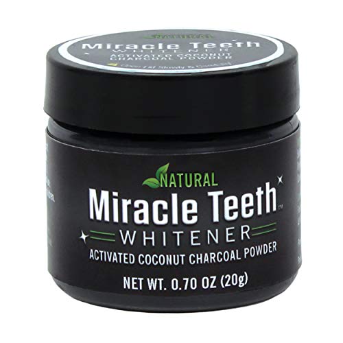 Ontel Miracle Teeth Whitener - Natural Whitening Coconut Charcoal Powder – As Seen on TV