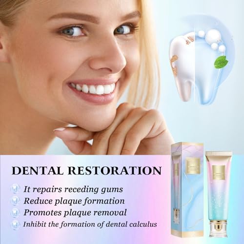 Niacinamide White Toothpaste, Niacinamide Whitening, Complete Care Toothpaste, Remove Tooth Stains, Repair and Protect Teeth, Natural Peppermint