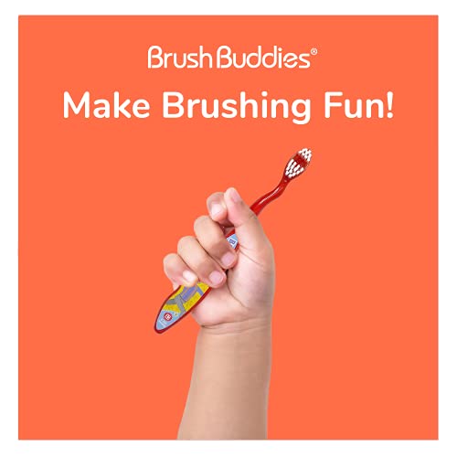 Brush Buddies Jojo Siwa Manual Toothbrush Pack, Multi-Colored, Battery Powered, Girls