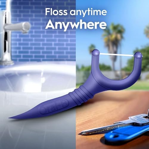 Oral-B Glide 3d White Floss Picks Radiant Mint, 75 Count (pack of 4)